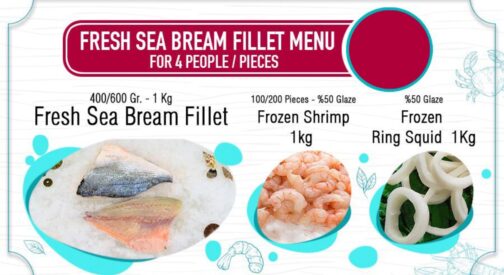 Sea bream Fillet Menu (for 4 people)